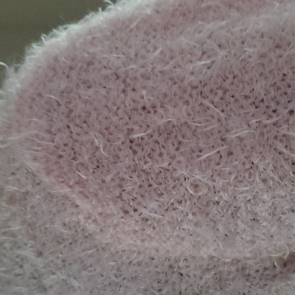 No Boundaries XL fuzzy cropped quarter sleeve open front cardi - Picture 2 of 7